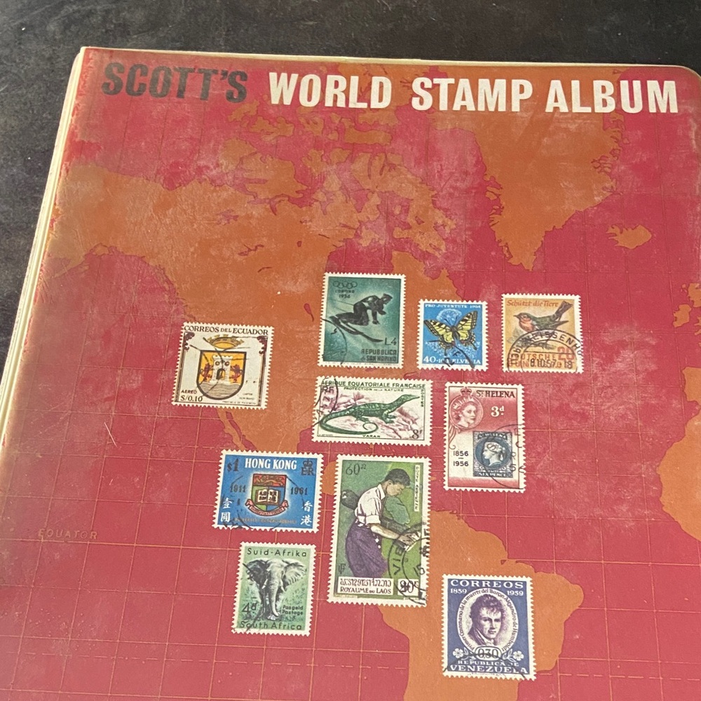 Vintage Stamp Collection